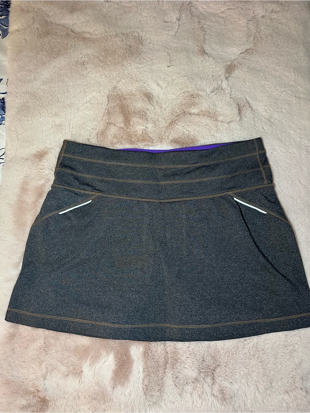 Athleta Purple Performance Waistband Legging (Purple)
